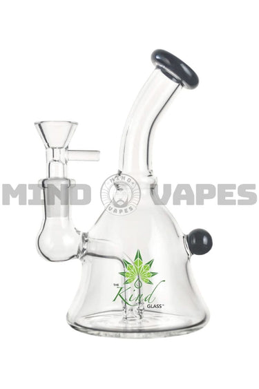 The Kind Glass 6 inch Mini Bong Dab Rig Black